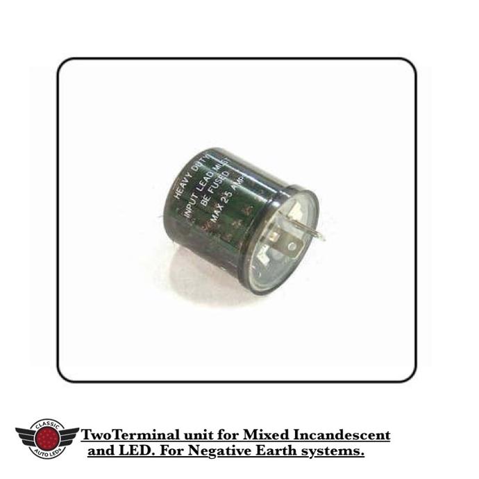 2 pin Flasher,  Mixed Incandescent & LED