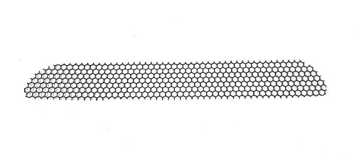 [8-042] Cowl Vent Screen, MGB